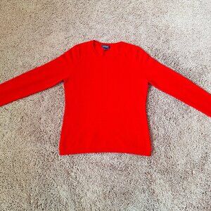 Lands End cashmere sweater - red